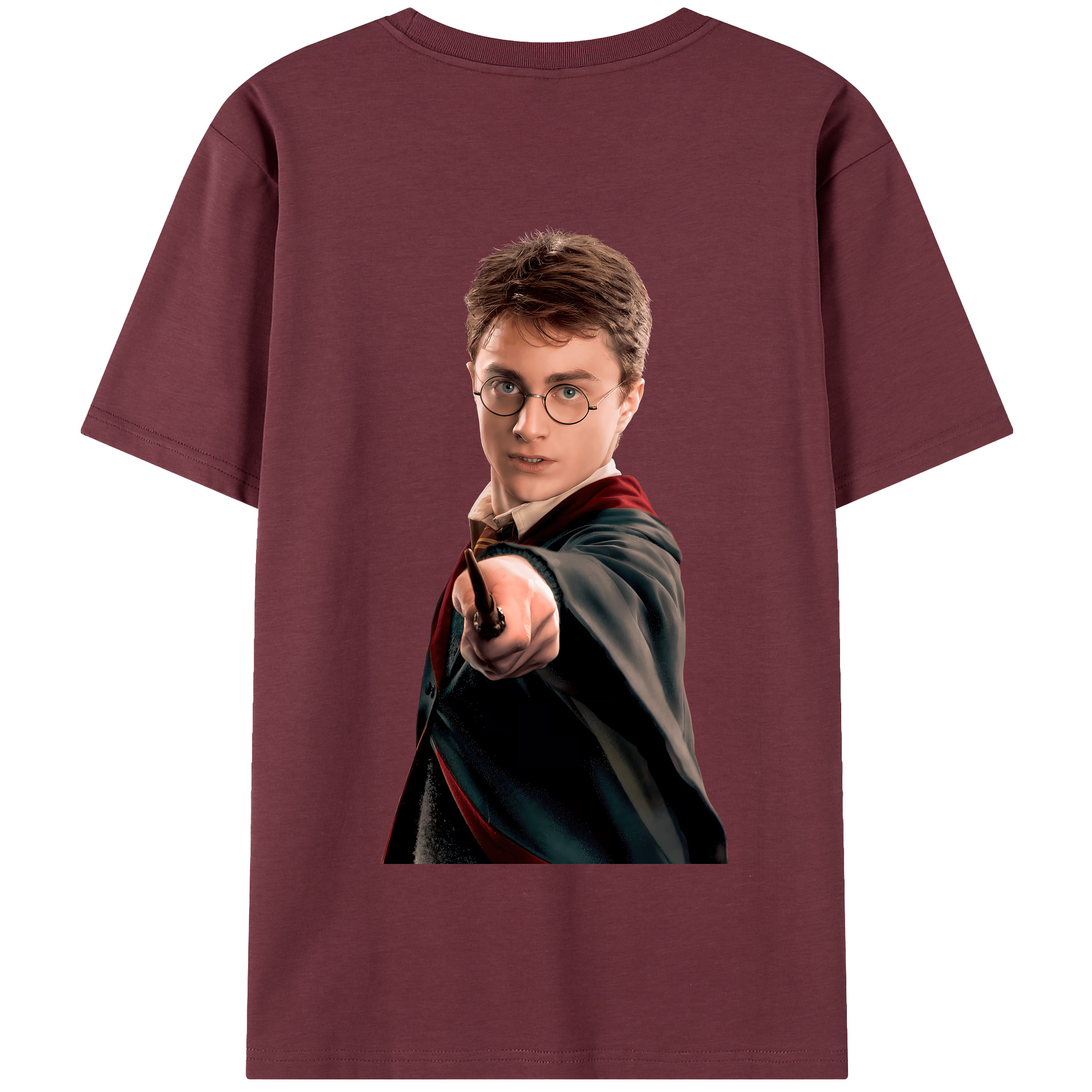 （画像用） Harry Potter ハリー・ポッターシリーズ 綿100％半袖Tシャツ（背面プリント）